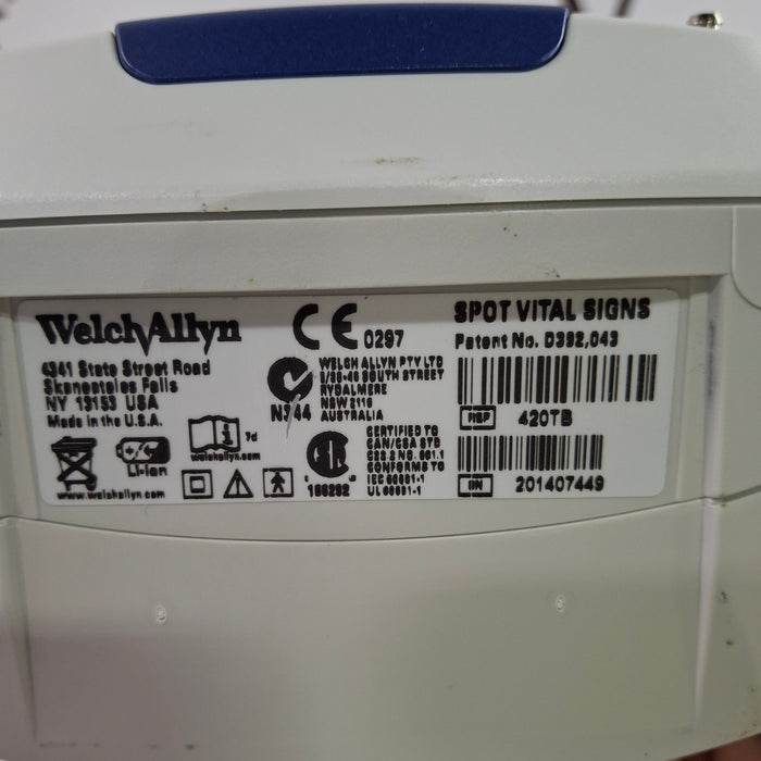 Welch Allyn Spot 420 - NIBP, Temp Vital Signs Monitor