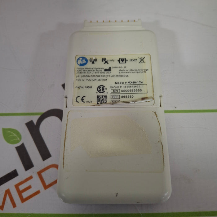 Philips MX40 1.4 ECG/SPO2 865350 Telemetry Transmitter