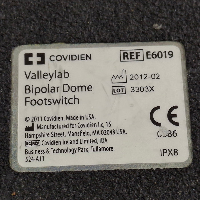 Valleylab E6019 Footswitch
