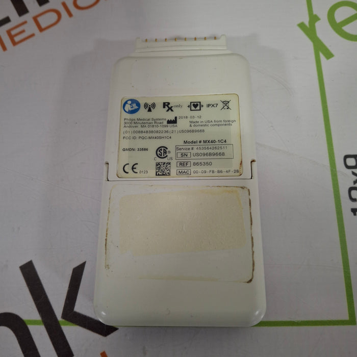 Philips MX40 1.4 ECG/SPO2 865350 Telemetry Transmitter