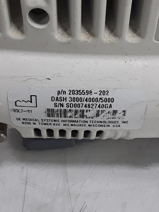 GE Healthcare Dash 4000 - GE/Nellcor SpO2 Patient Monitor