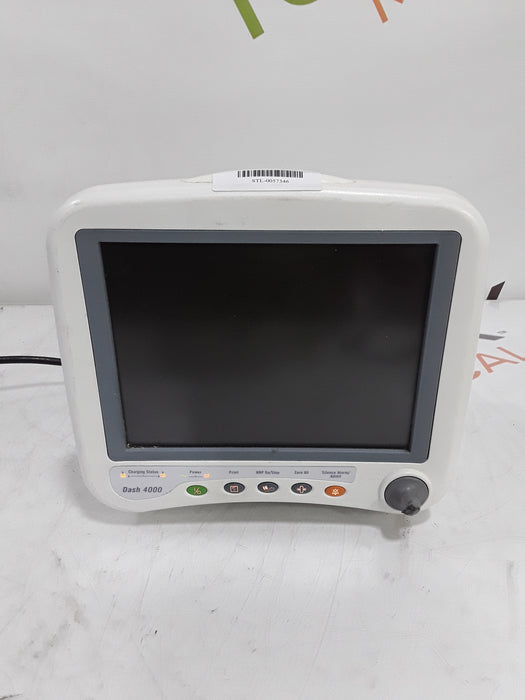 GE Healthcare Dash 4000 - GE/Nellcor SpO2 Patient Monitor