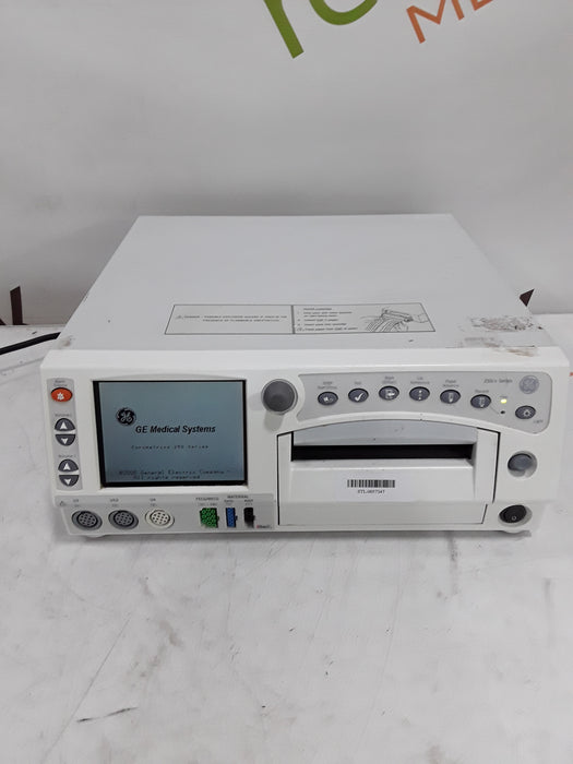 GE Healthcare Corometrics 250cx Series Model 259cx-a Fetal Monitor
