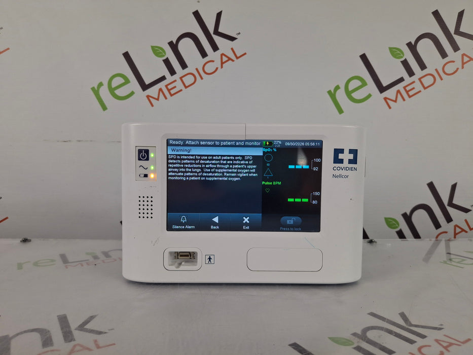 Covidien PM1000N Nellcor Bedside SPO2 Monitor