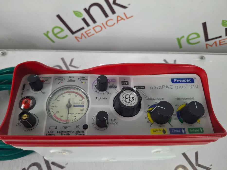 Smiths Medical Pneupac ParaPAC Plus 310 Ventilator
