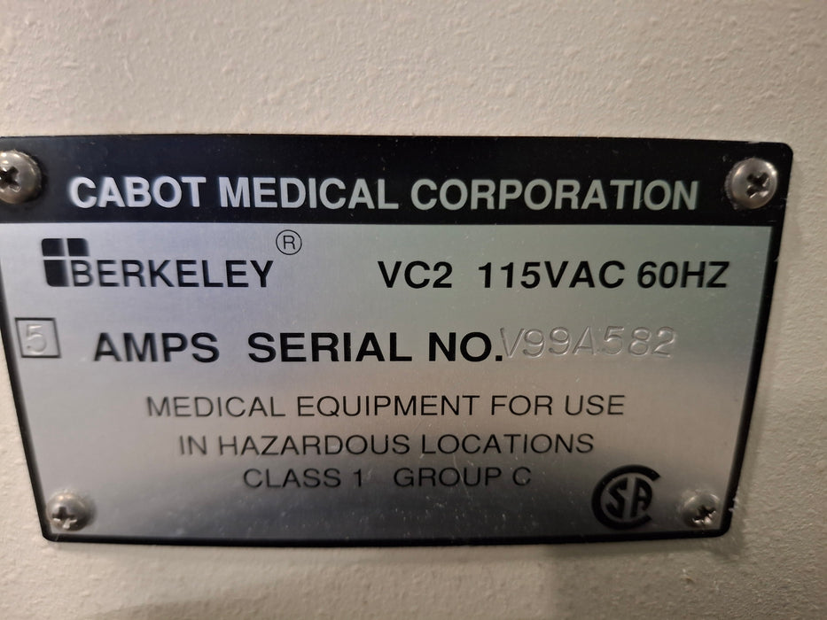 Cabot Medical Berkeley VC-2 Vacuum Curettage System