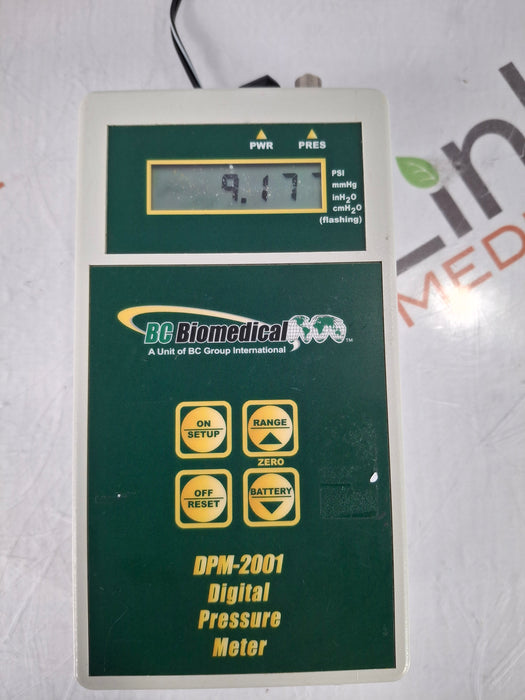 BC Biomedical DPM-2001 Digital Pressure Meter