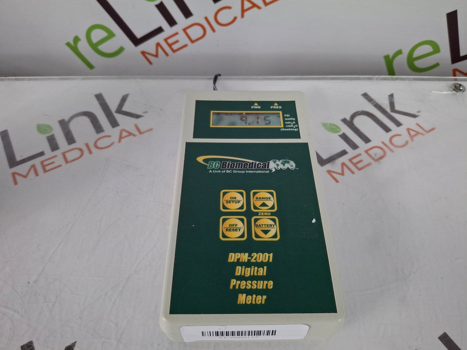 BC Biomedical DPM-2001 Digital Pressure Meter