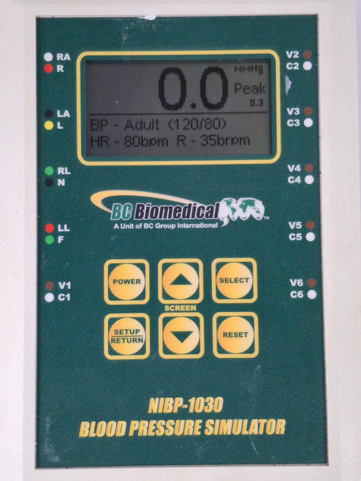 BC Biomedical NIBP-1030 Blood Pressure Simulator