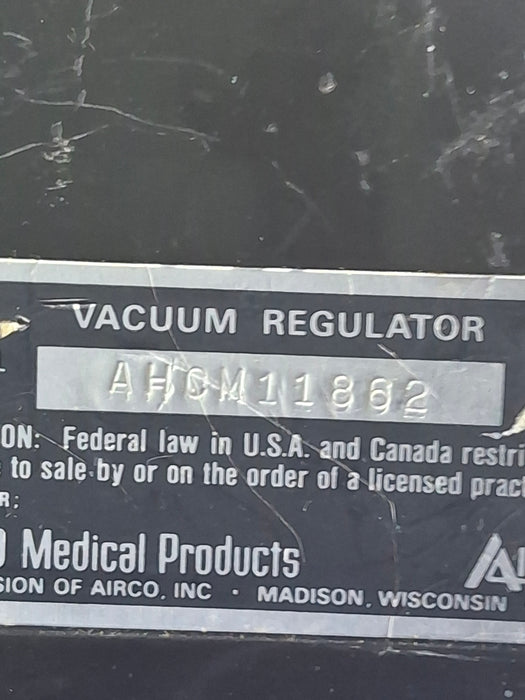 Ohio Medical Corporation Vacuum Regulator