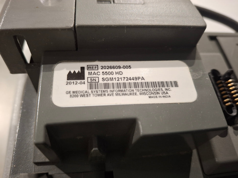 GE Healthcare MAC 5500 HD ECG with CAM Module