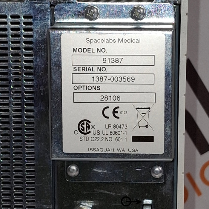 Spacelabs Healthcare Ultraview SL 91387 Patient Monitor