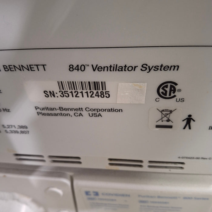 Puritan Bennett 840 Ventilator without Compressor