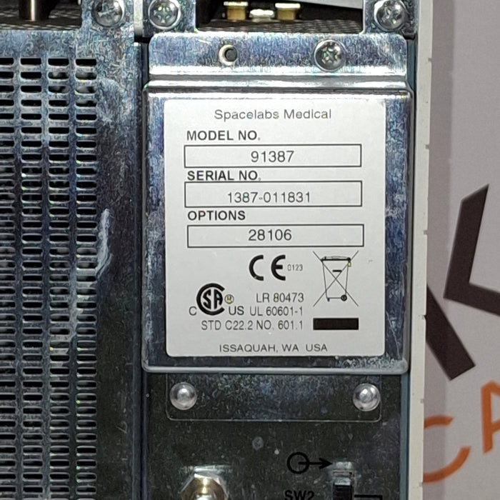 Spacelabs Healthcare Ultraview SL 91387 Patient Monitor