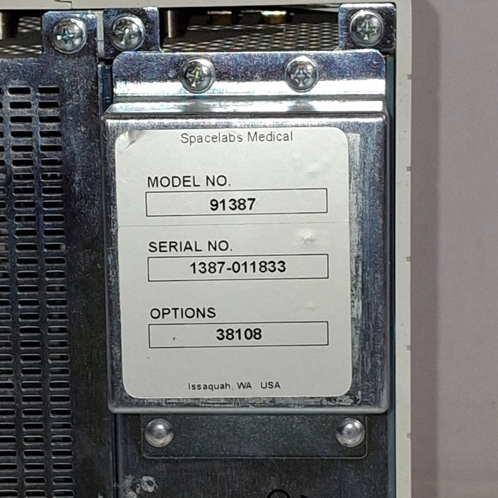 Spacelabs Healthcare Ultraview SL 91387 Patient Monitor