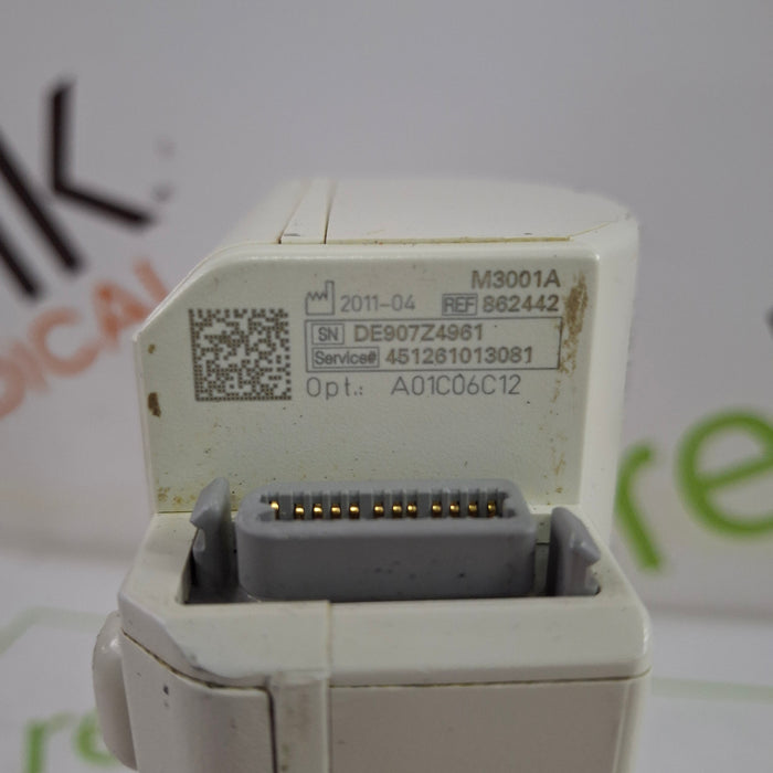 Philips M3001A-A01C06C12 Fast SpO2, NIBP, 12 lead ECG, Temp, IBP MMS Module