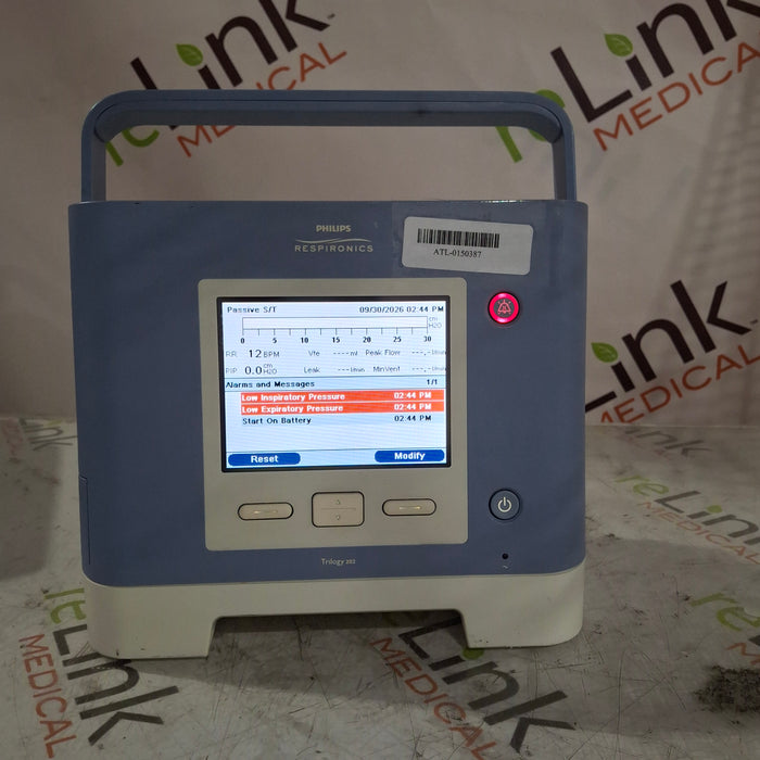 Respironics Trilogy 202 Ventilator