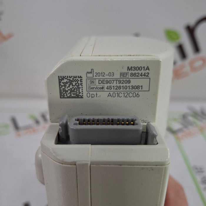 Philips M3001A-A01C06C12 Fast SpO2, NIBP, 12 lead ECG, Temp, IBP MMS Module