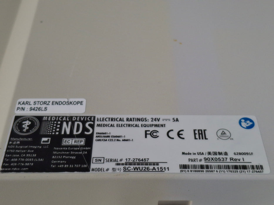 NDS Surgical Imaging SCWU26A1511 26" Medical Monitor
