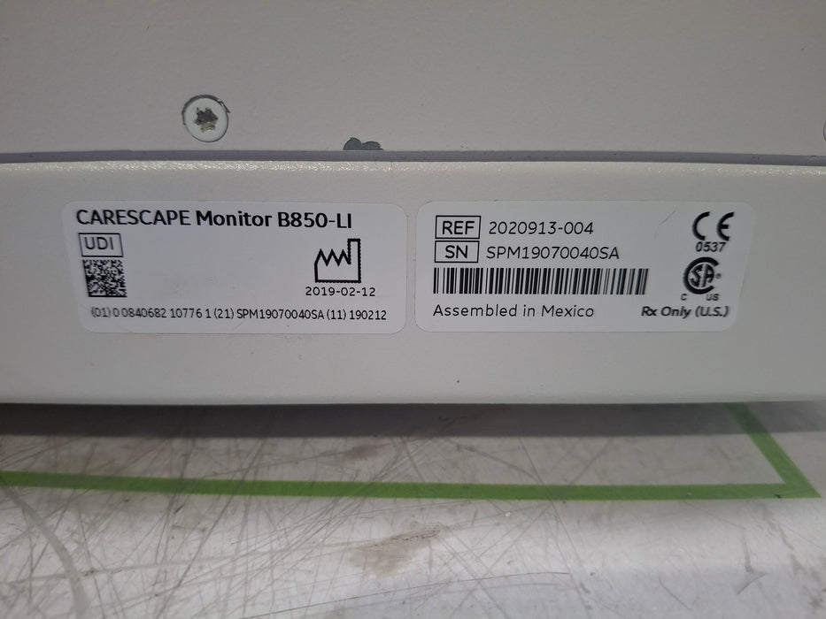 GE Healthcare Carescape B850 CPU Unit