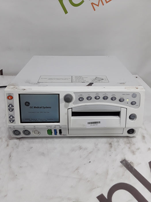 GE Healthcare Corometrics 250cx Series Model 259cx-a Fetal Monitor