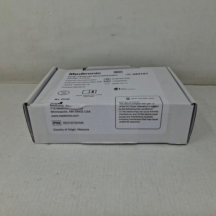 Medtronic 353101 Verify External Neurostimulator