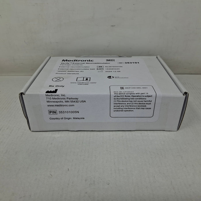 Medtronic 353101 Verify External Neurostimulator