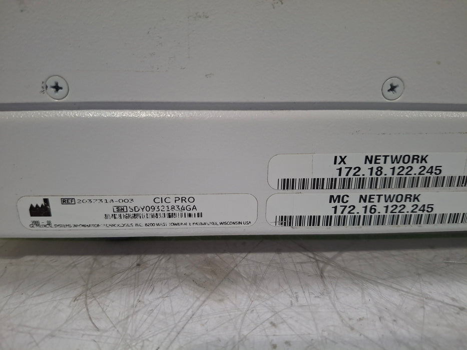 GE Healthcare MP100D CIC Pro Carescape Central Station