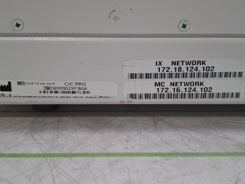 GE Healthcare MP100D CIC Pro Carescape Central Station