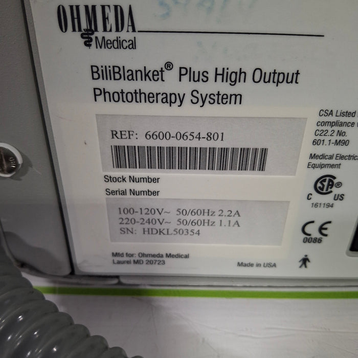 Ohmeda Medical BiliBlanket Plus Phototherapy System