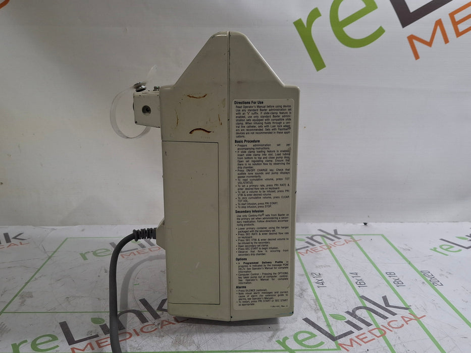 Baxter Flo-Gard 6201 Infusion Pump