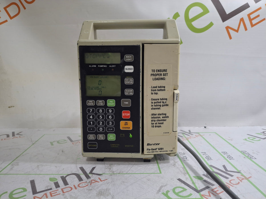 Baxter Flo-Gard 6201 Infusion Pump