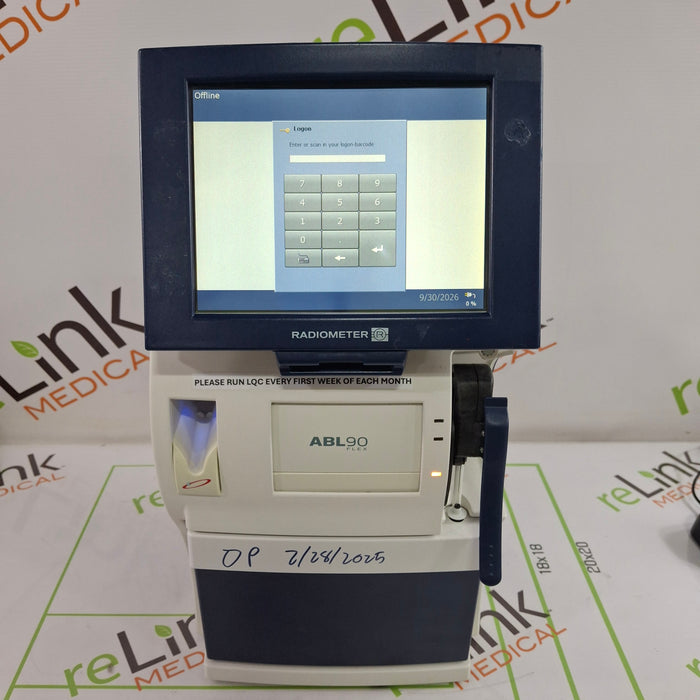 Radiometer ABL90 Flex Plus Blood Gas Analyzer