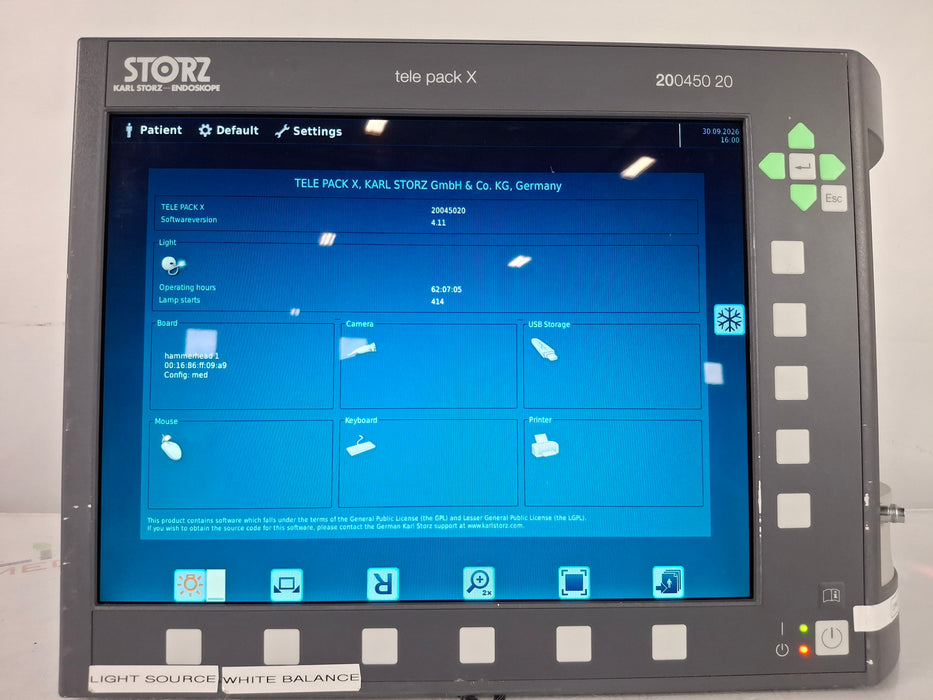 Karl Storz Tele Pack X 200450 20 Endoscopic Video Unit