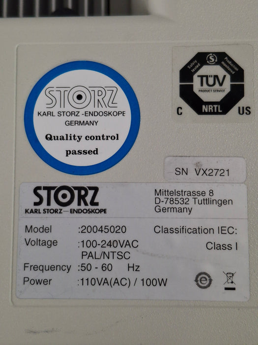 Karl Storz Tele Pack X 200450 20 Endoscopic Video Unit