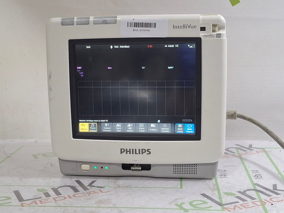 Philips IntelliVue MP5SC Fast SpO2, NIBP Spot Check Monitor