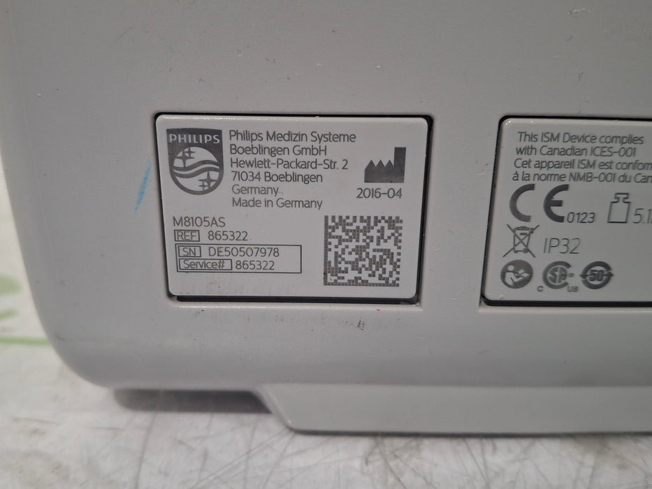 Philips IntelliVue MP5SC Fast SpO2, NIBP Spot Check Monitor