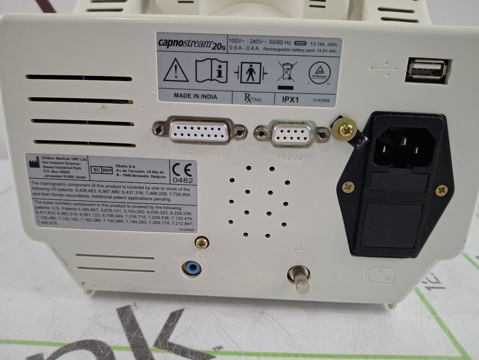 Oridion Capnostream 20P Capnography Monitor