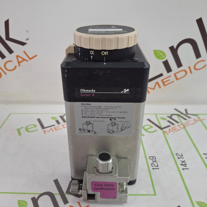 Ohmeda Medical Isotec 4 Isoflurane Vaporizer