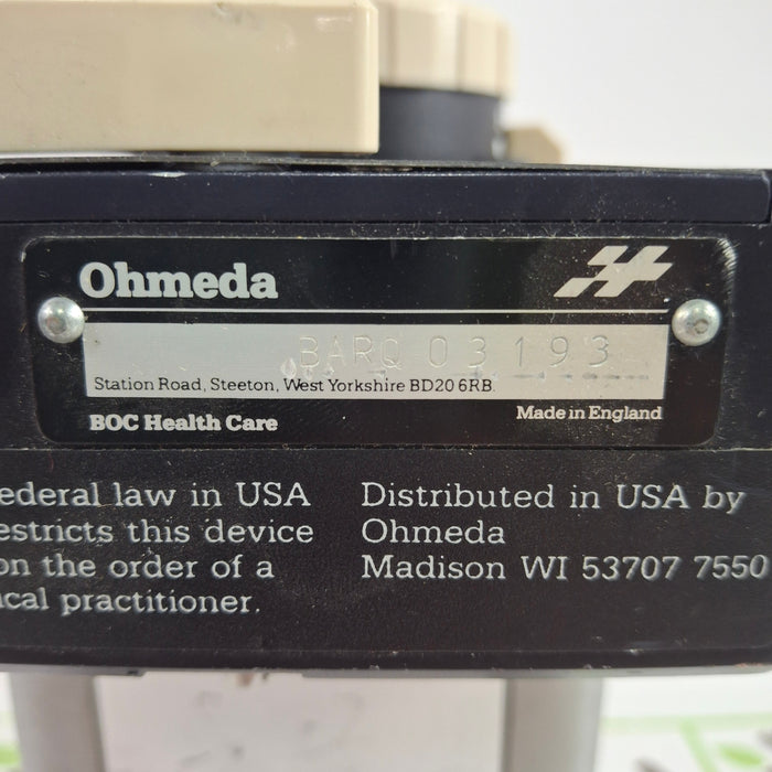 Ohmeda Medical Isotec 4 Isoflurane Vaporizer