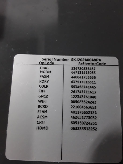 GE Healthcare MAC 5500 HD ECG with CAM Module