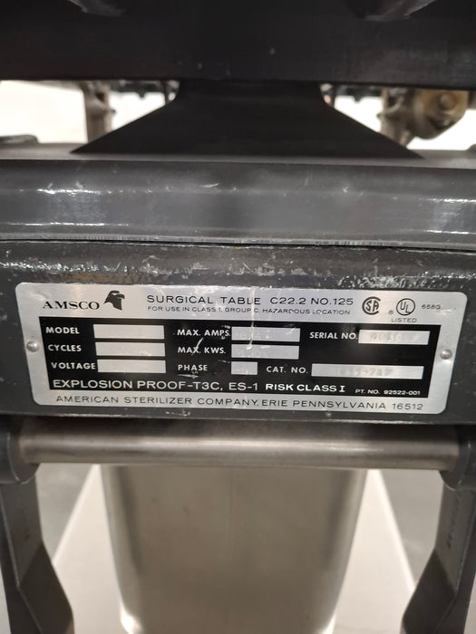 Amsco 2080L Surgical Table