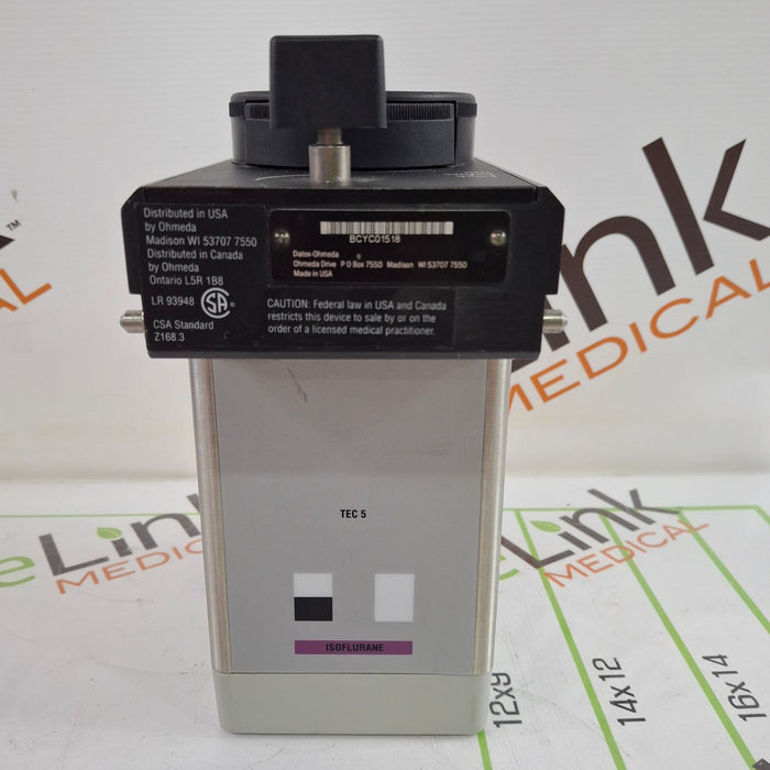 Datex-Ohmeda Isotec 5 Isoflurane Vaporizer