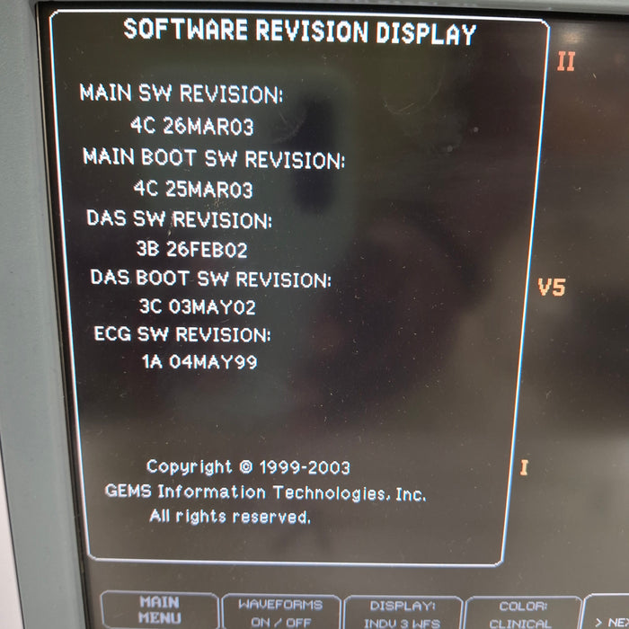 GE Healthcare Dash 4000 - GE/Nellcor SpO2 Patient Monitor