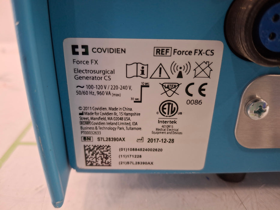 Covidien Force FX-CS Electrosurgical Unit
