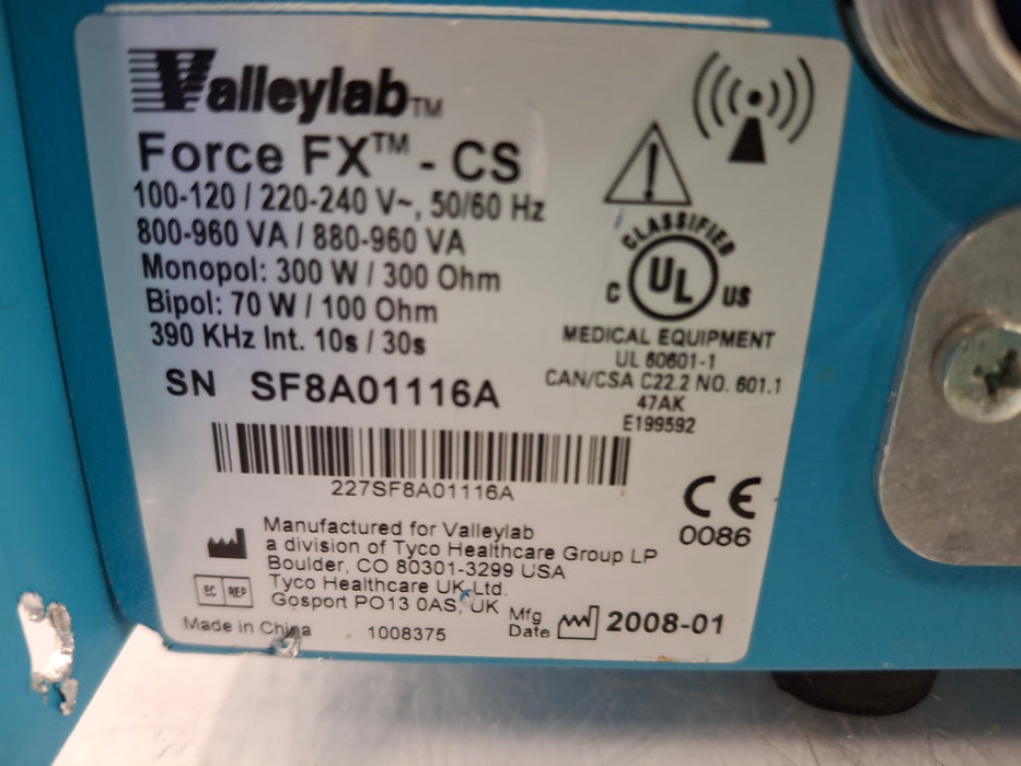 Covidien Force FX-CS Electrosurgical Unit