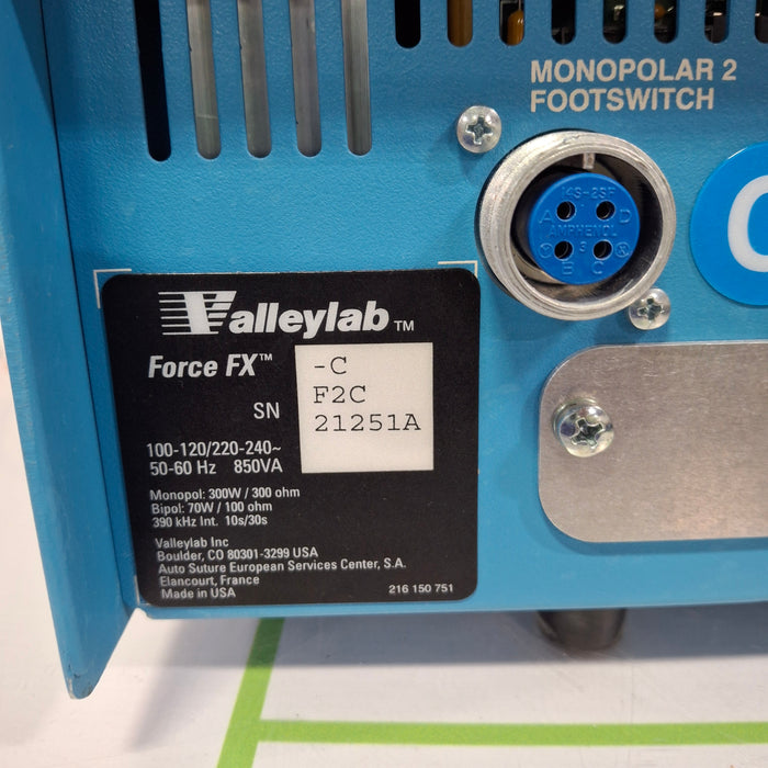 Covidien Valleylab Force FX-C Electrosurgical Generator