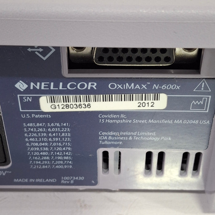 Nellcor OxiMax N-600x Pulse Oximeter