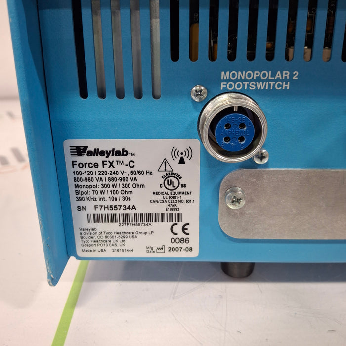 Covidien Valleylab Force FX-C Electrosurgical Generator