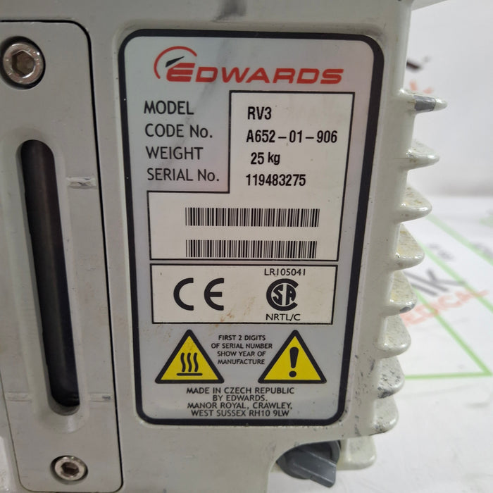 Edwards Vacuum RV3 Vacuum Pump